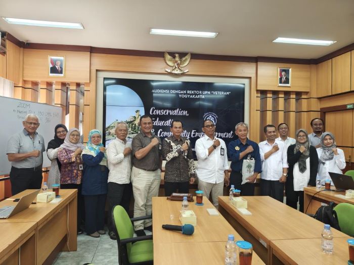 Audiensi Badan Pengelola Geopark Jogja di FTME UPN