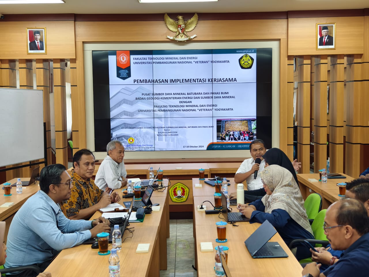 Pembahasan Implementasi Kerja Sama antara Pusat Sumber Daya Mineral Batubara dan Panas Bumi, Badan Geologi, dengan Fakultas Teknologi Mineral dan Energi