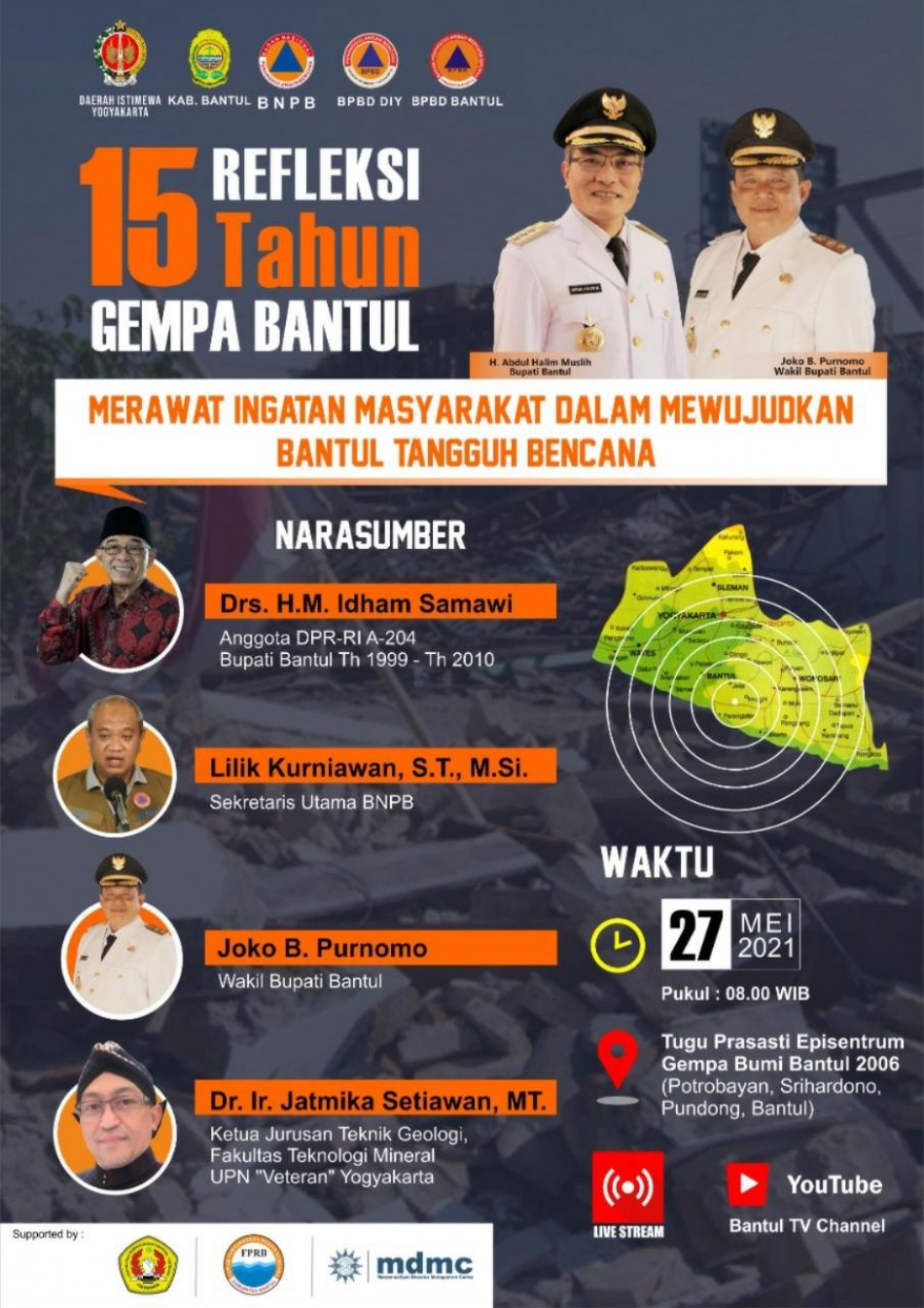 Refleksi 15 Tahun Gempa Bantul