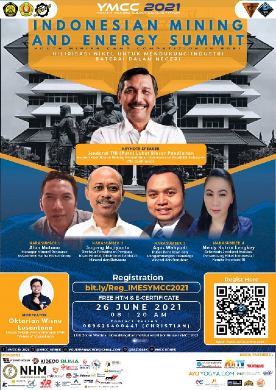 Himpunan Mahasiswa Teknik Pertambangan (HMTA) UPN “Veteran” Yogyakarta Selenggarakan YMCC 2021