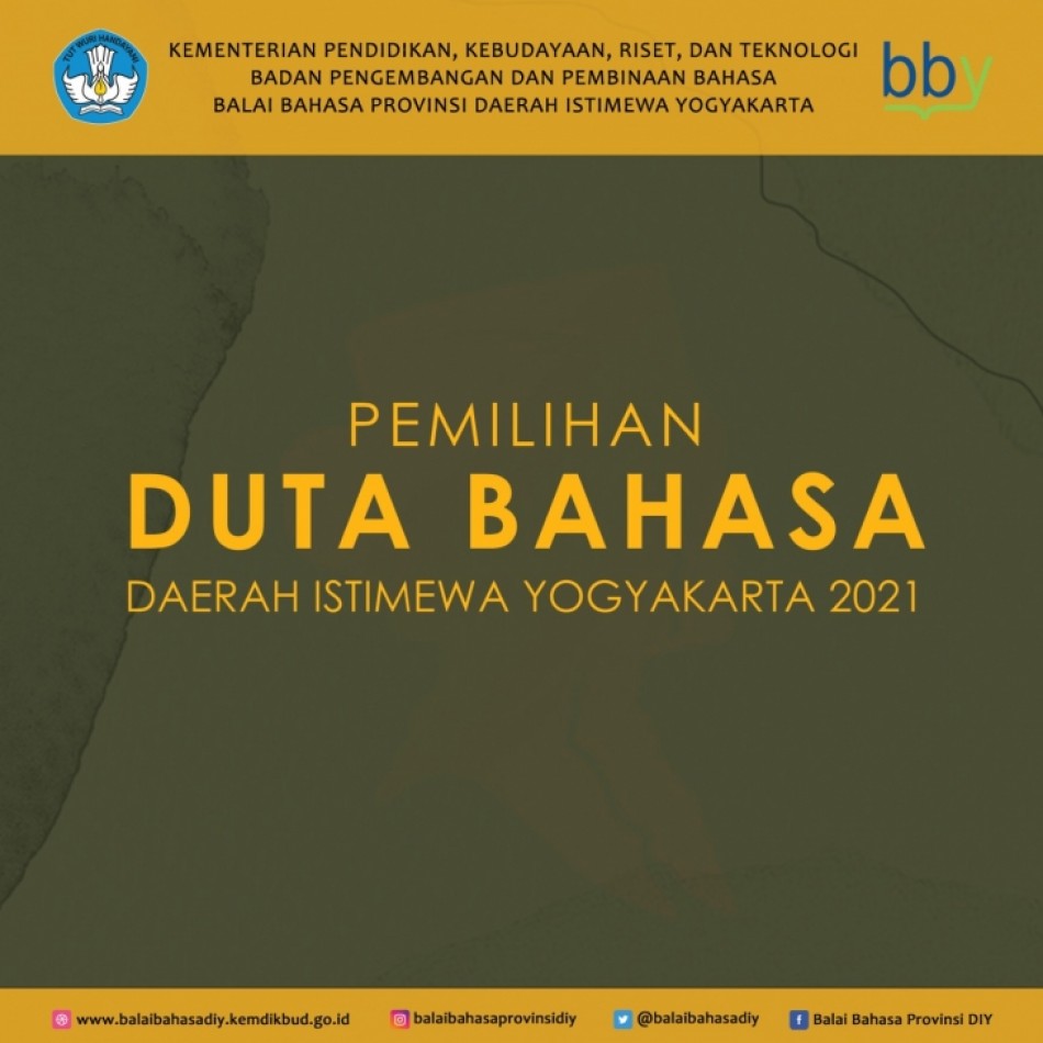 PEMILIHAN DUTA BAHASA 2021 KEMBALI DIGELAR