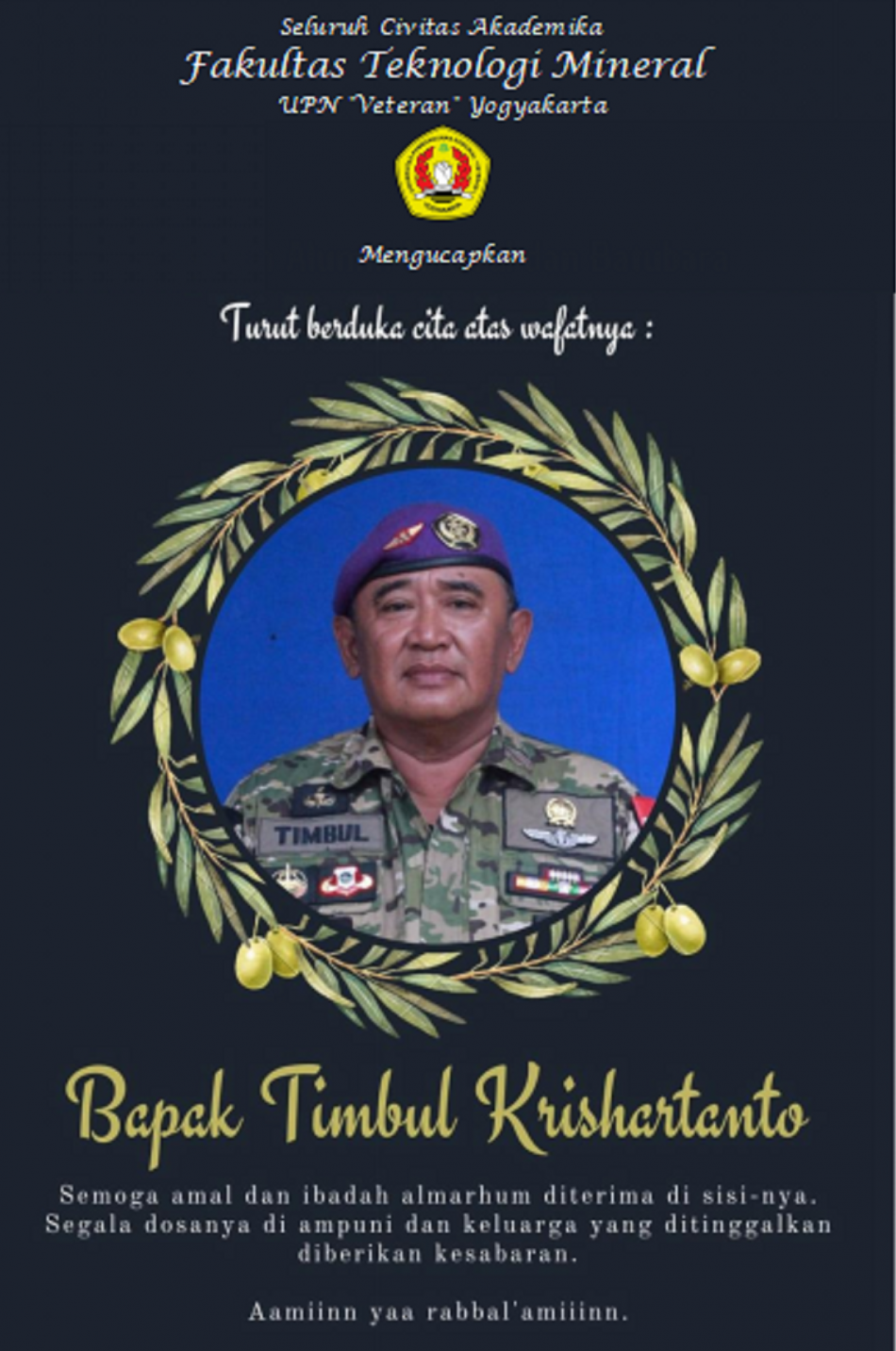 Turut Berduka Cita