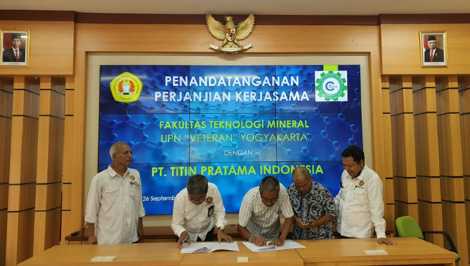 Penandatanganan Perjanjian Kerja Sama Antara FTM Dengan PT. Titin Pratama Indonesia