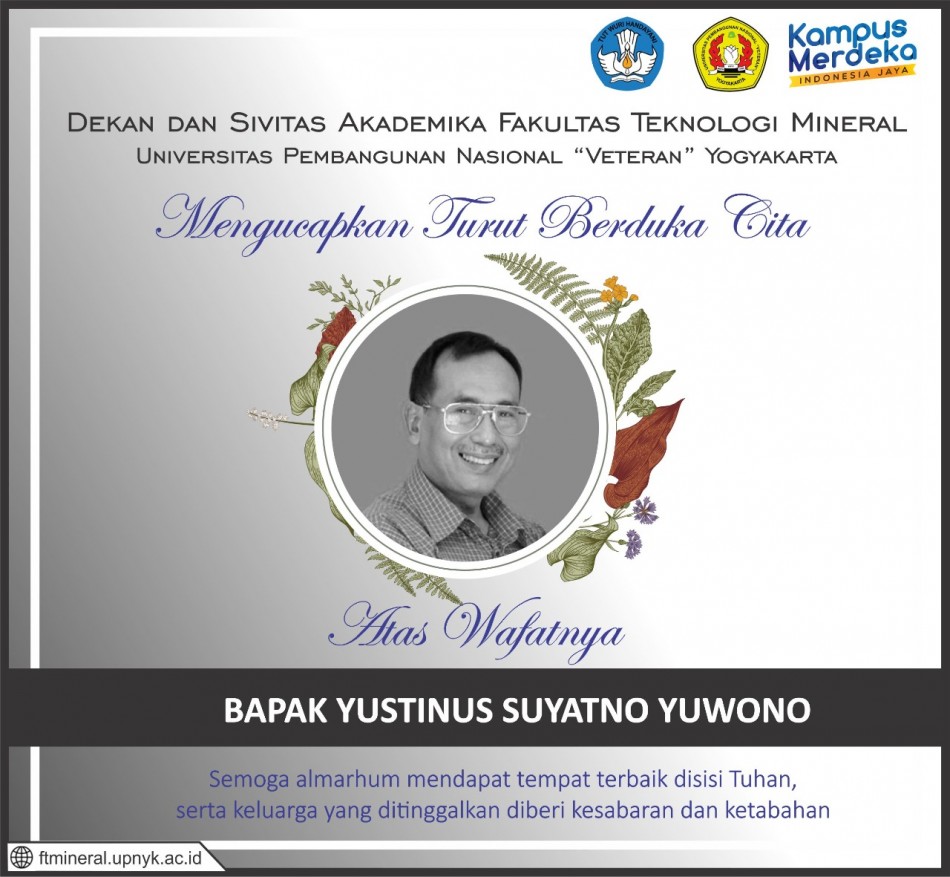 Bapak Yustinus Suyatno Yuwono Tutup Usia