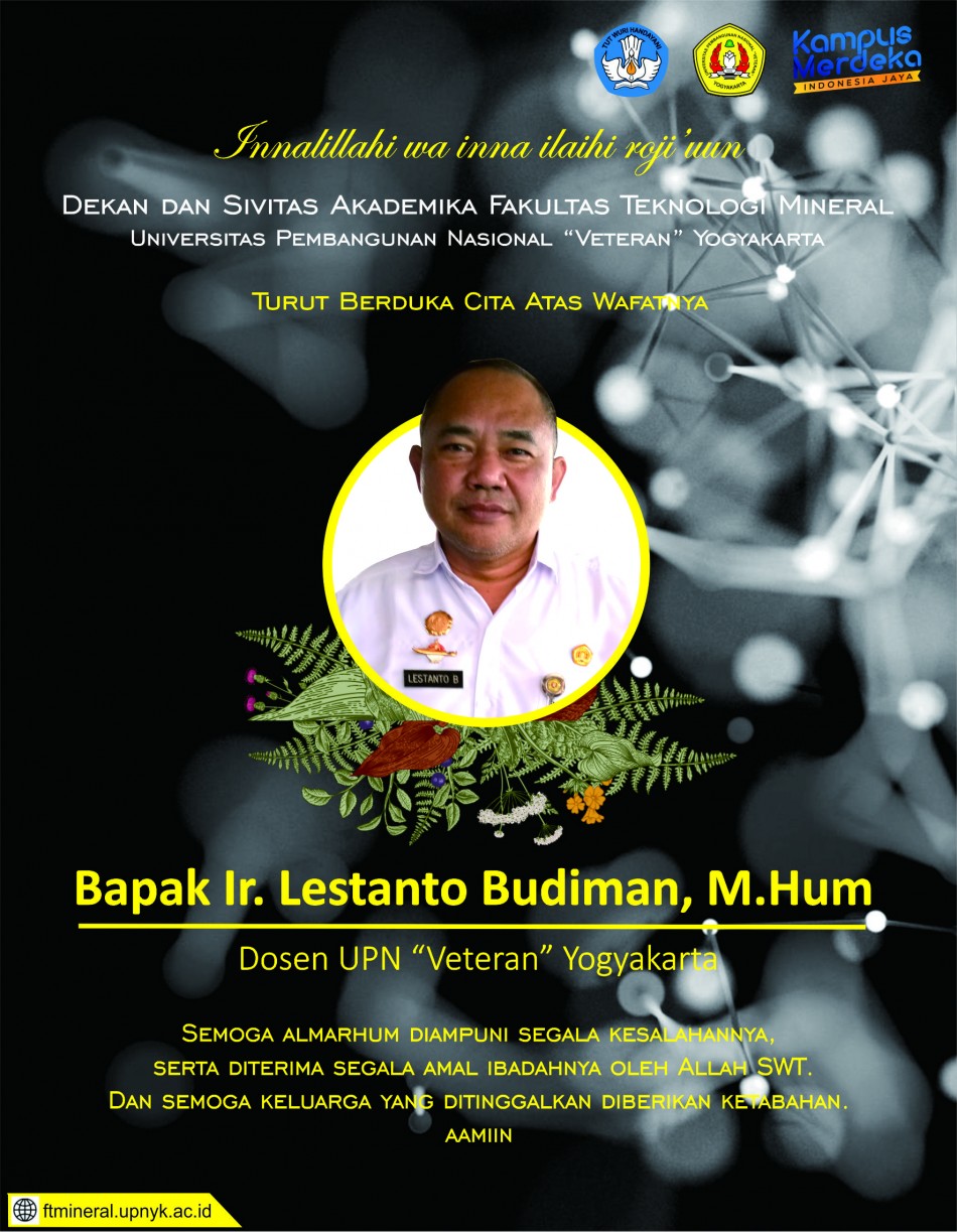 Berita Duka : Ir. Lestanto Budiman, M.Hum Tutup Usia